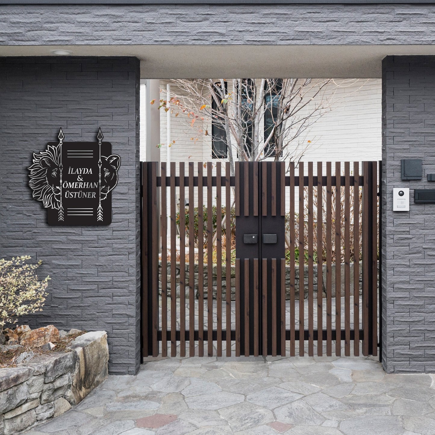 WiseDec Signify Kapı Önünüzdeki Şıklık, Kapı İsimlik Gümüş Ayna