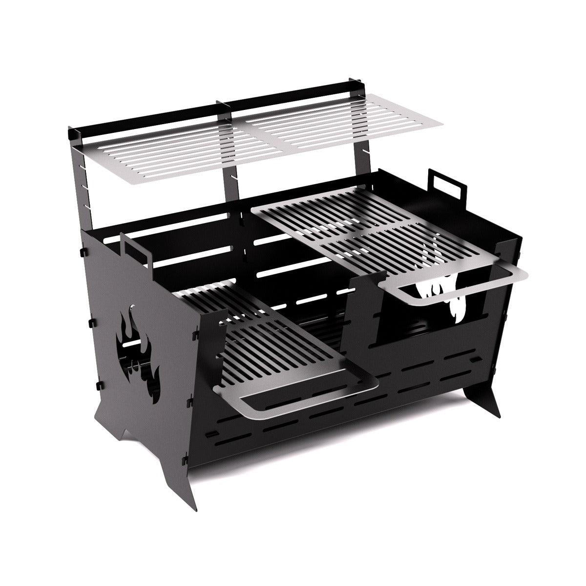 WiseGrill Portatif Taşınabilir Metal Mangal WG5 Çantalı