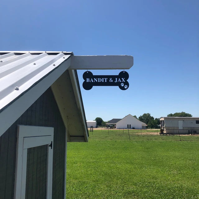 Kişiye Özel Metal Köpek Kulübesi İsimlik