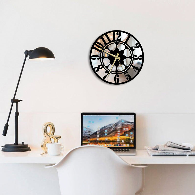 Ottoman Metal Wall Clock Merror