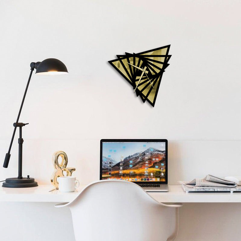 Prism Metal Wall Clock Merror