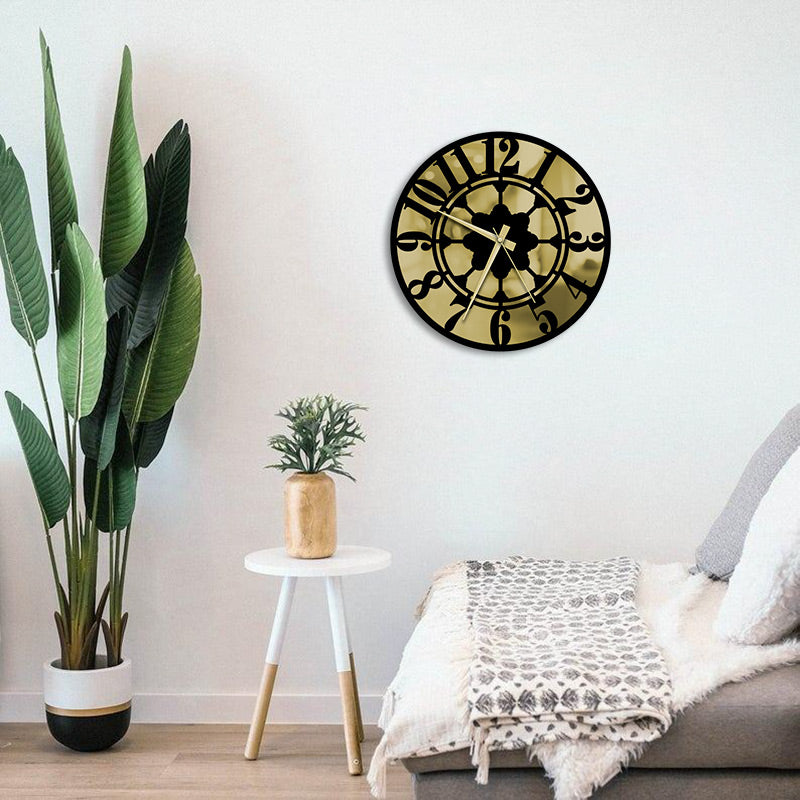 Ottoman Metal Wall Clock Merror