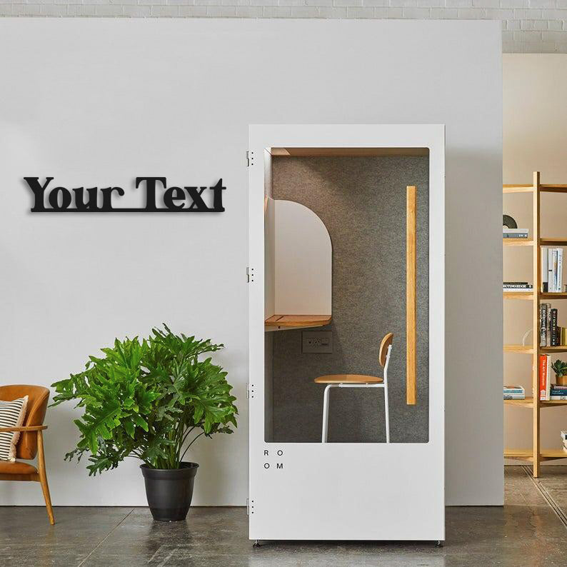 Personalized Lettering Metal Wall Painting