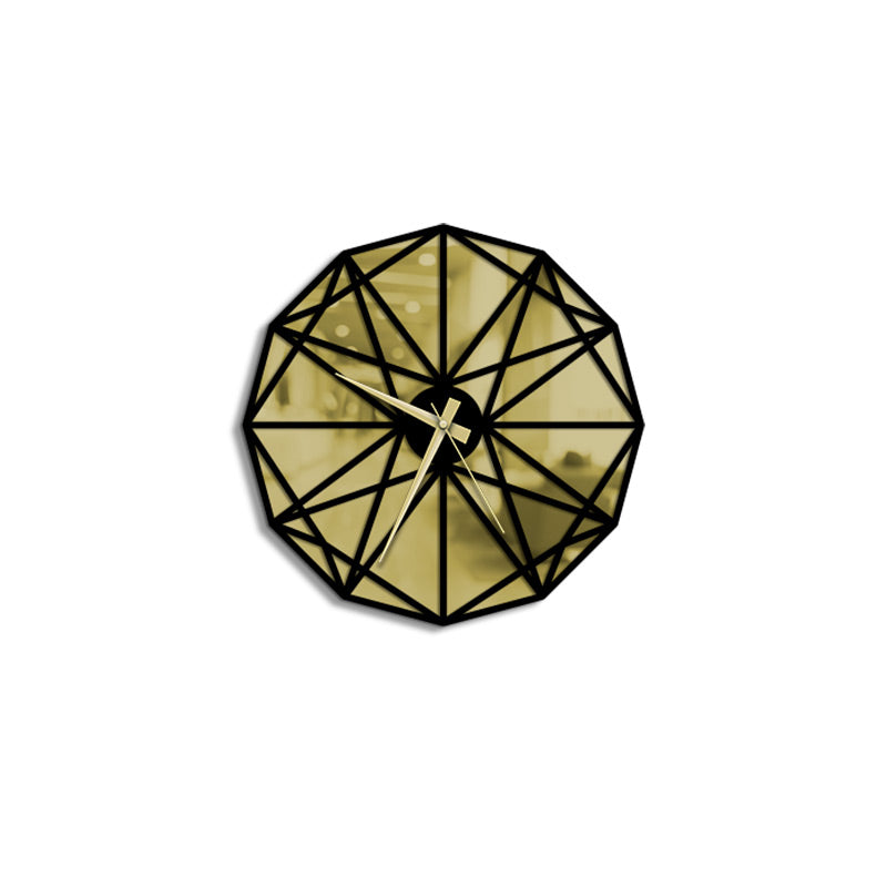 Origami Metal Wall Clock Merror