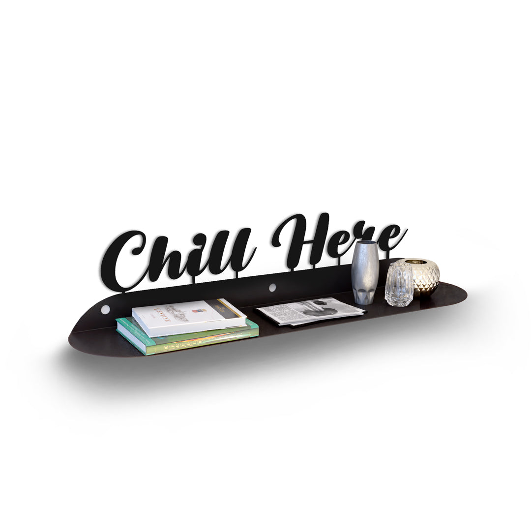 Chill Here Metal Wall Shelf