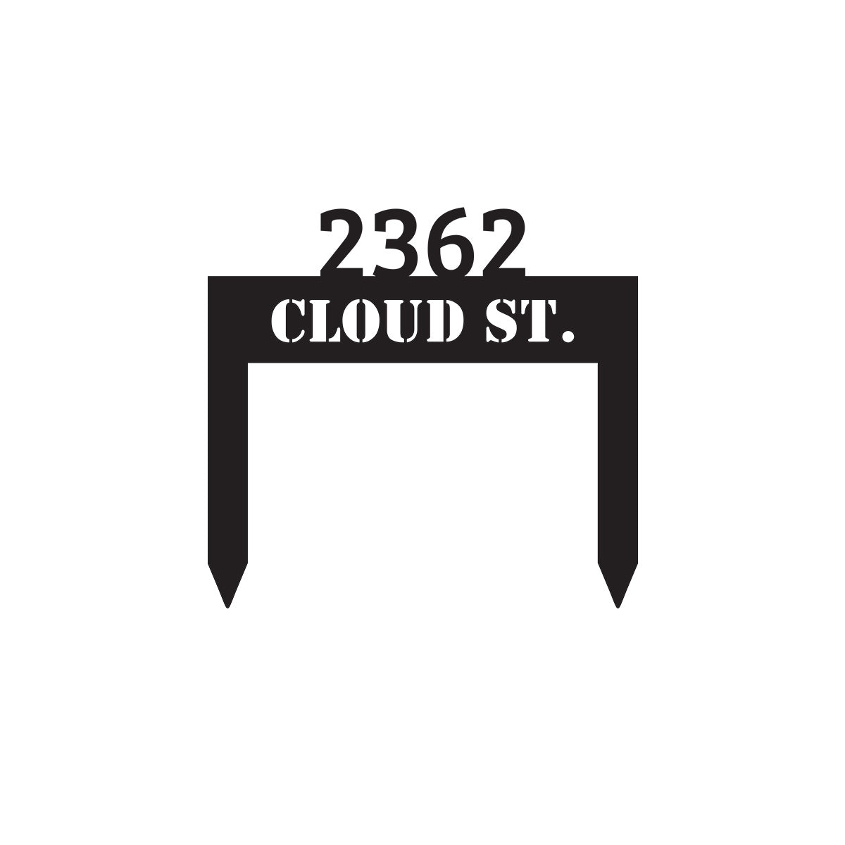 Customizable Garden Sign V1 Metal