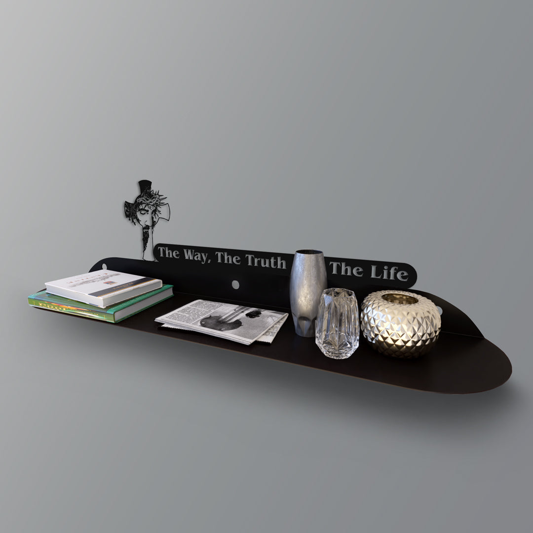 Jesus Metal Wall Shelf