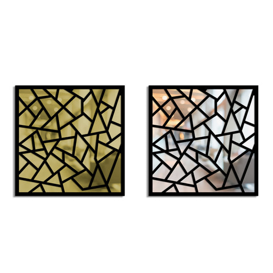 Merror V1 Metal Duvar Aynası Sanatı