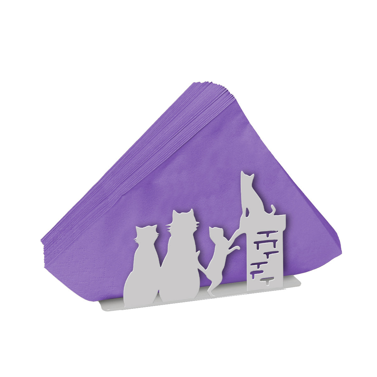 Cats Metal Napkin Holder