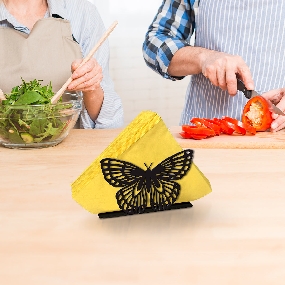 Butterfly Metal Napkin Holder