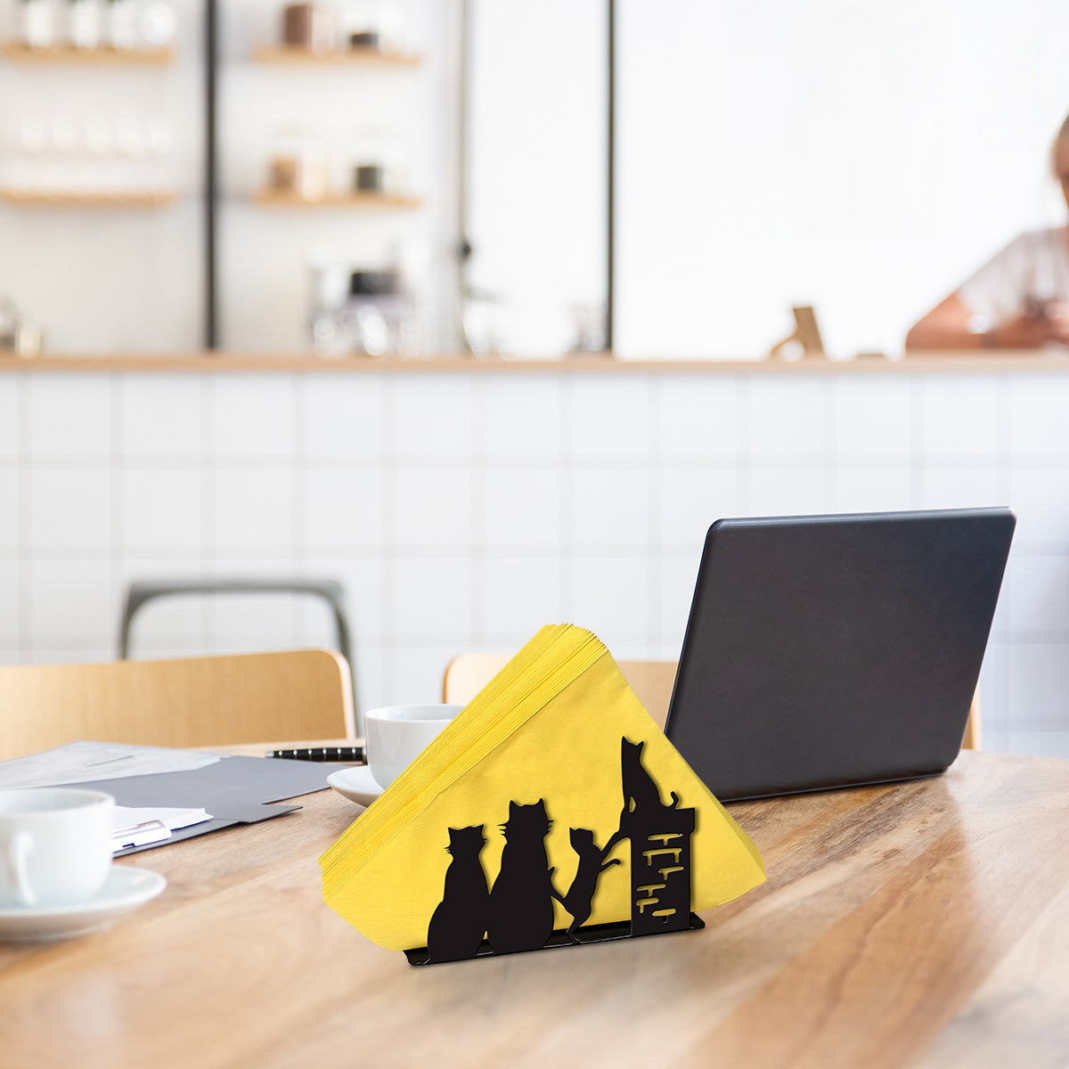 Cats Metal Napkin Holder