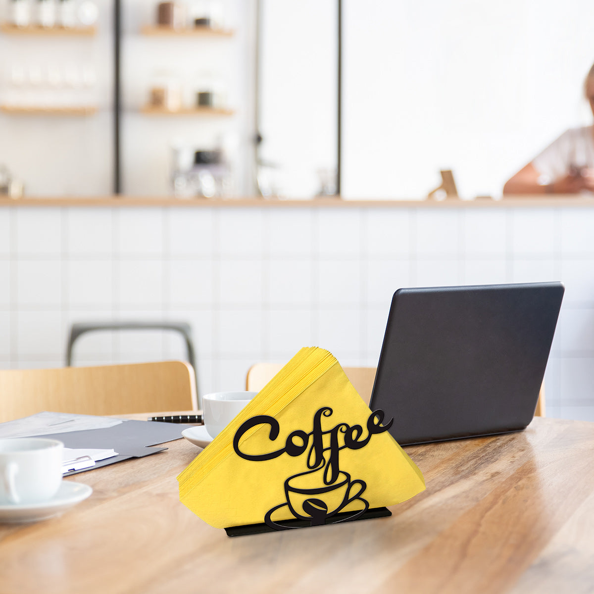 Coffee Metal Napkin Holder