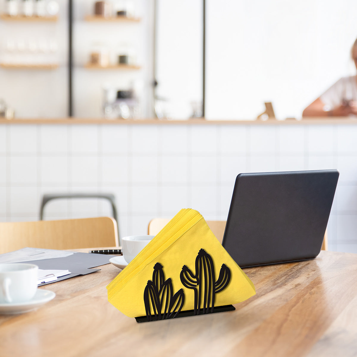 Cactus Metal Napkin Holder