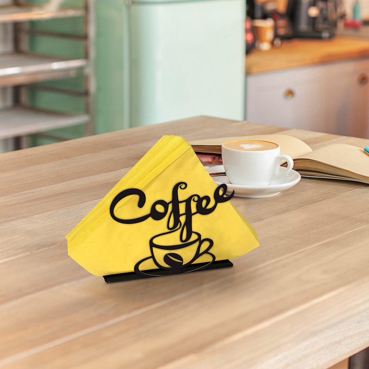 Coffee Metal Napkin Holder
