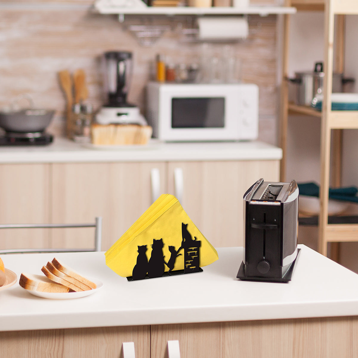 Cats Metal Napkin Holder
