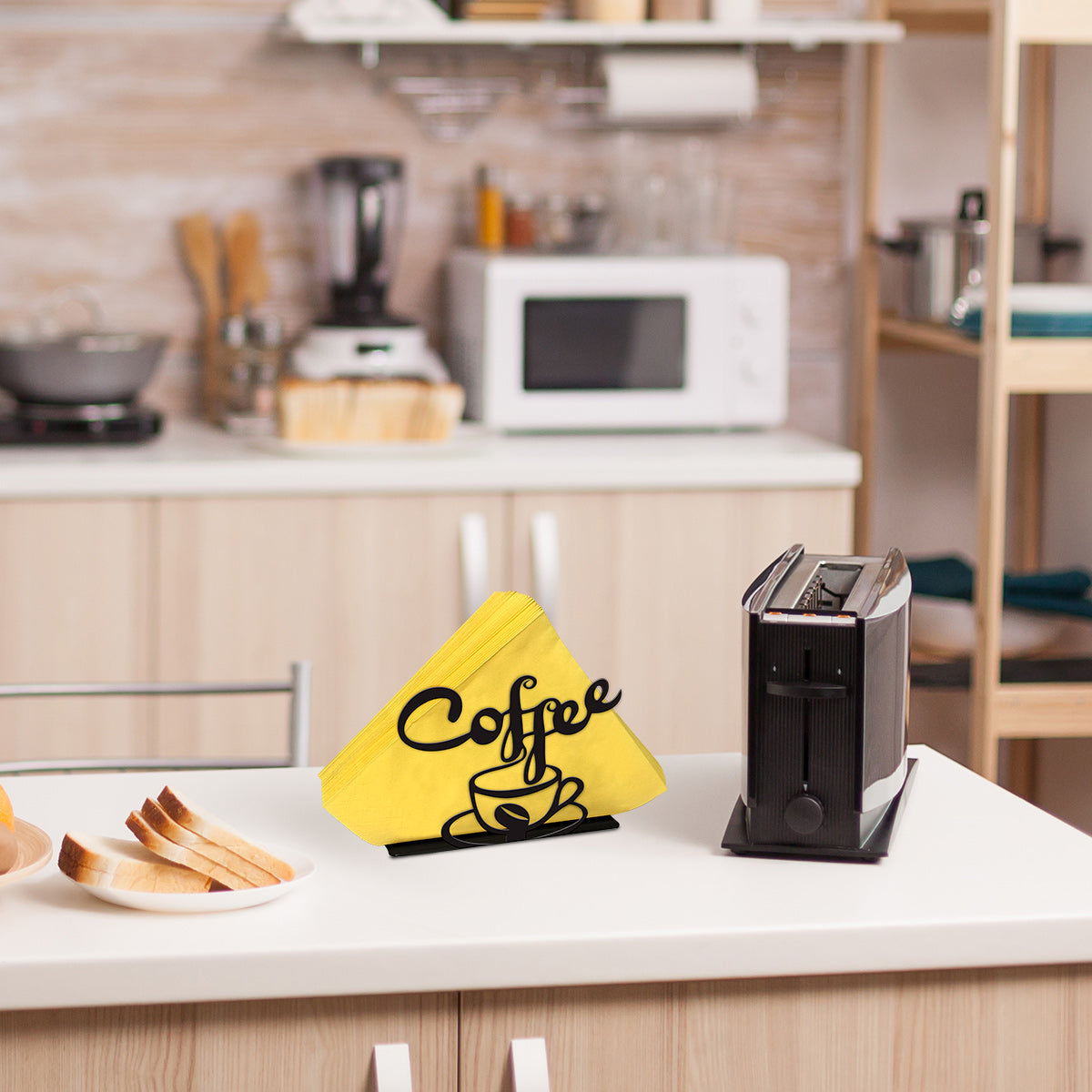 Coffee Metal Napkin Holder