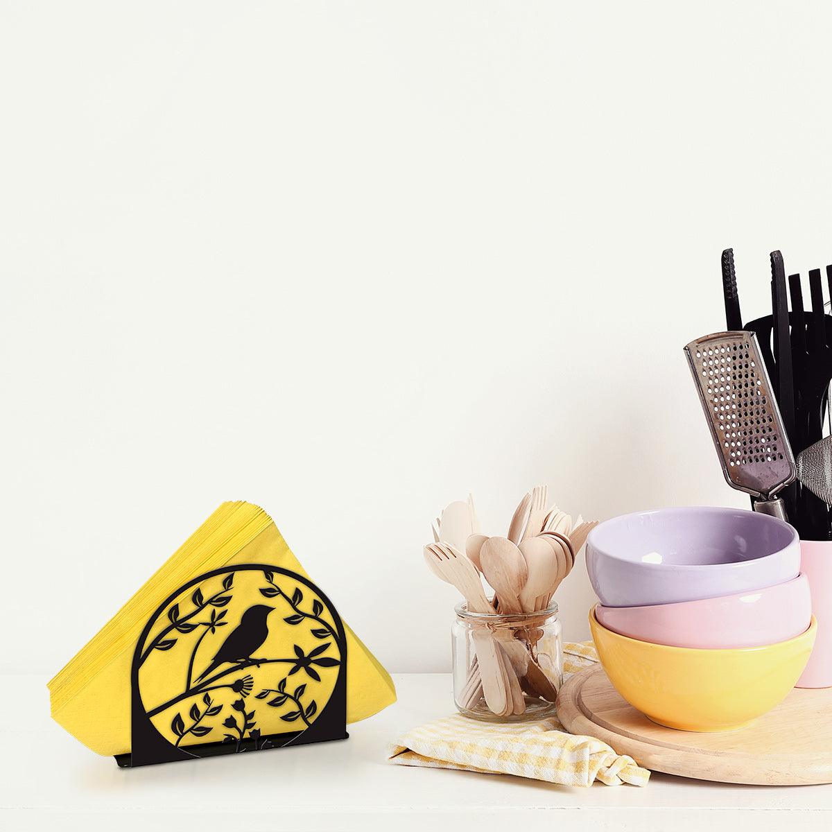 Bird Metal Napkin Holder