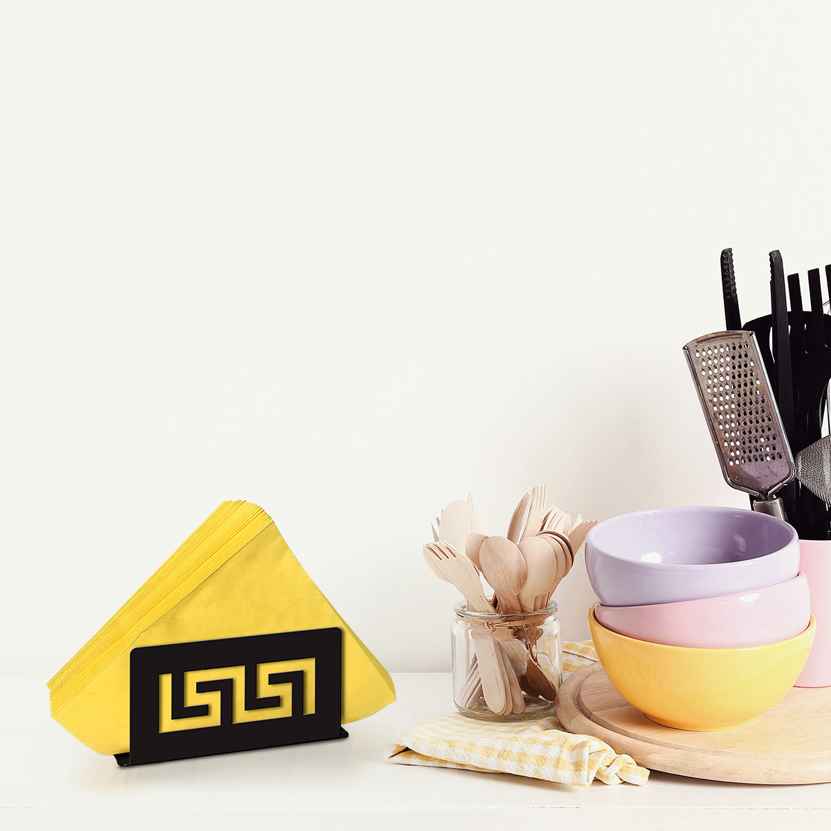 Minimalist Patterned V3 Napkin Holder