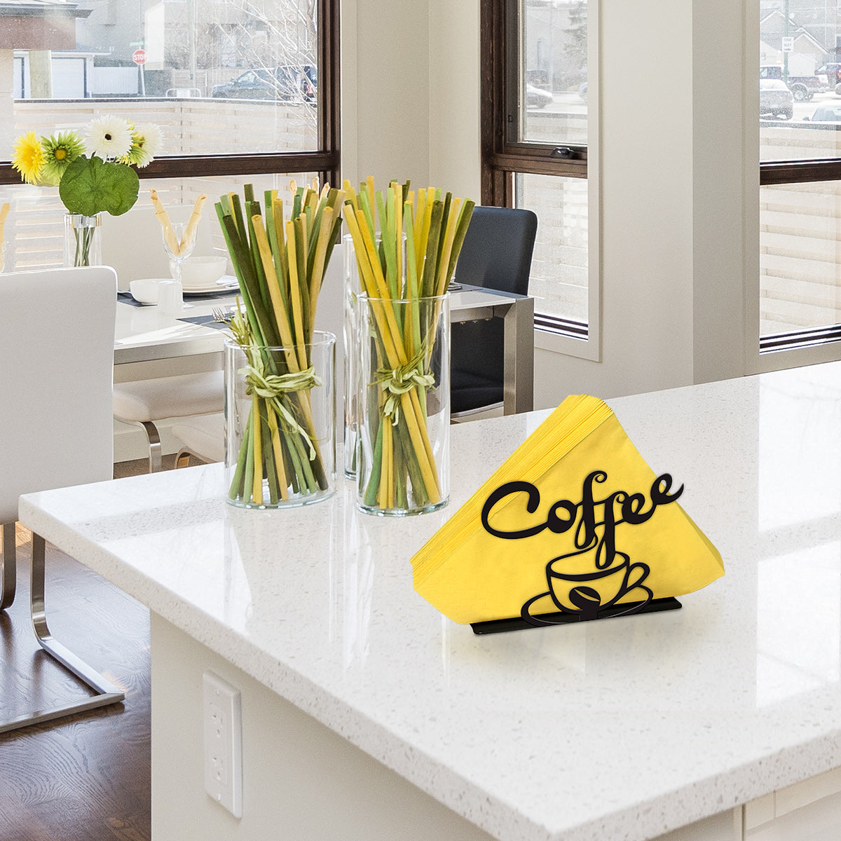 Coffee Metal Napkin Holder
