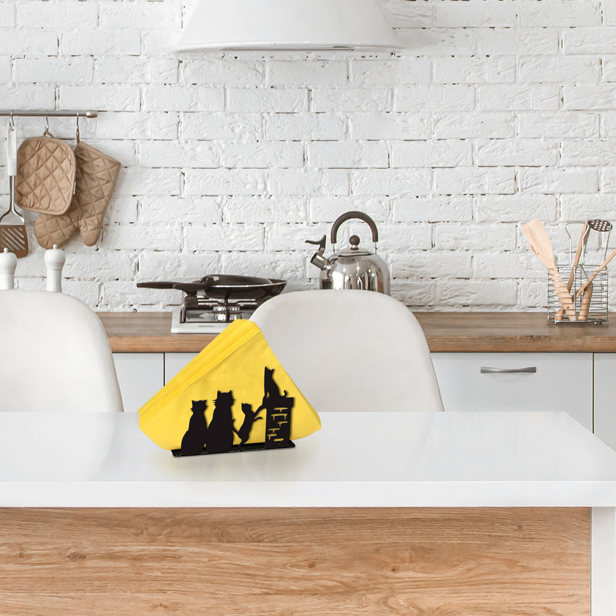 Cats Metal Napkin Holder