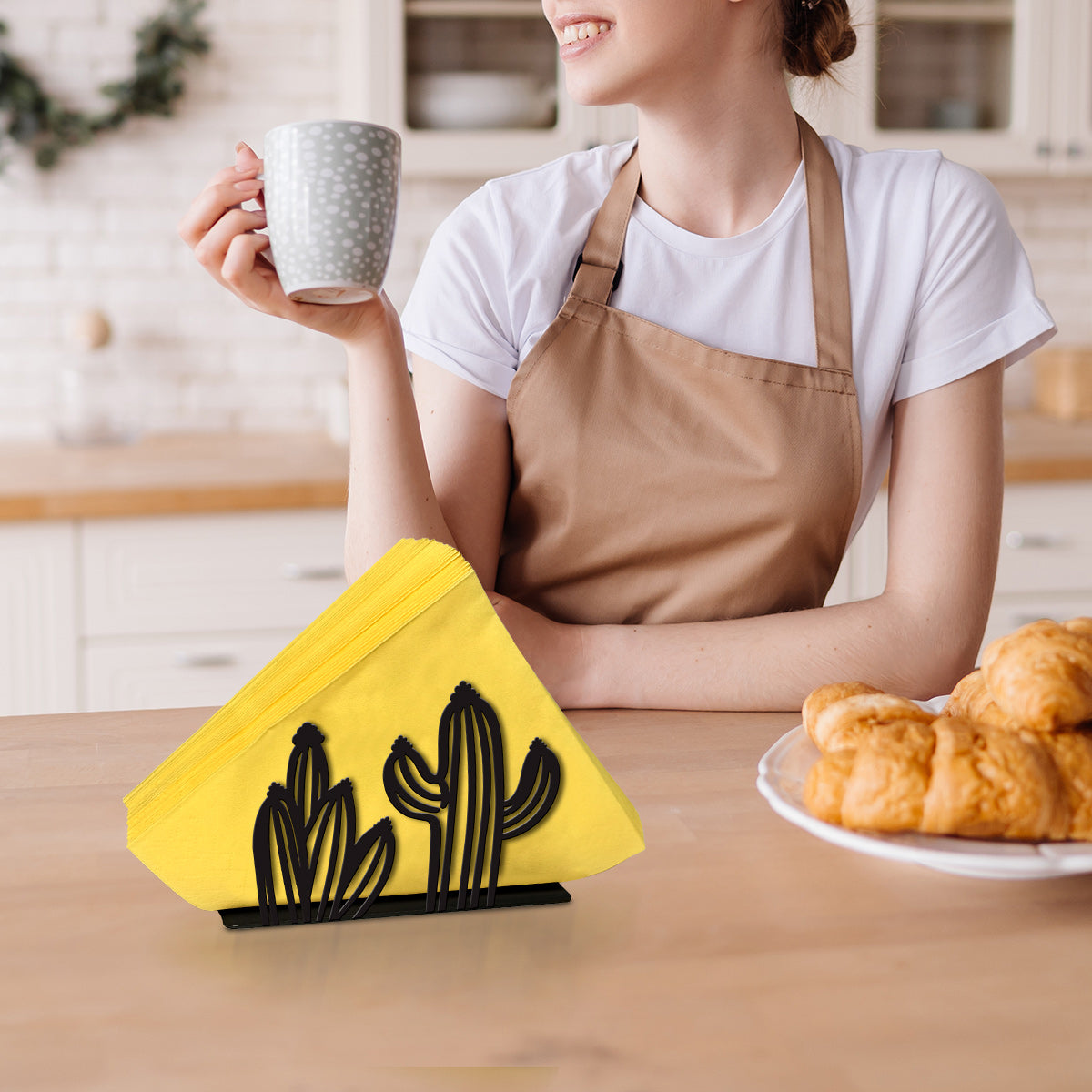 Cactus Metal Napkin Holder