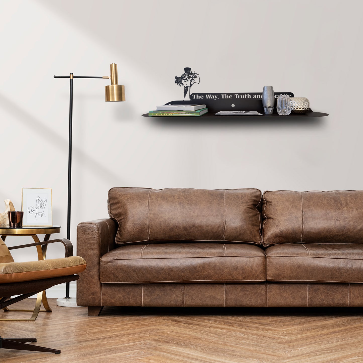 Jesus Metal Wall Shelf