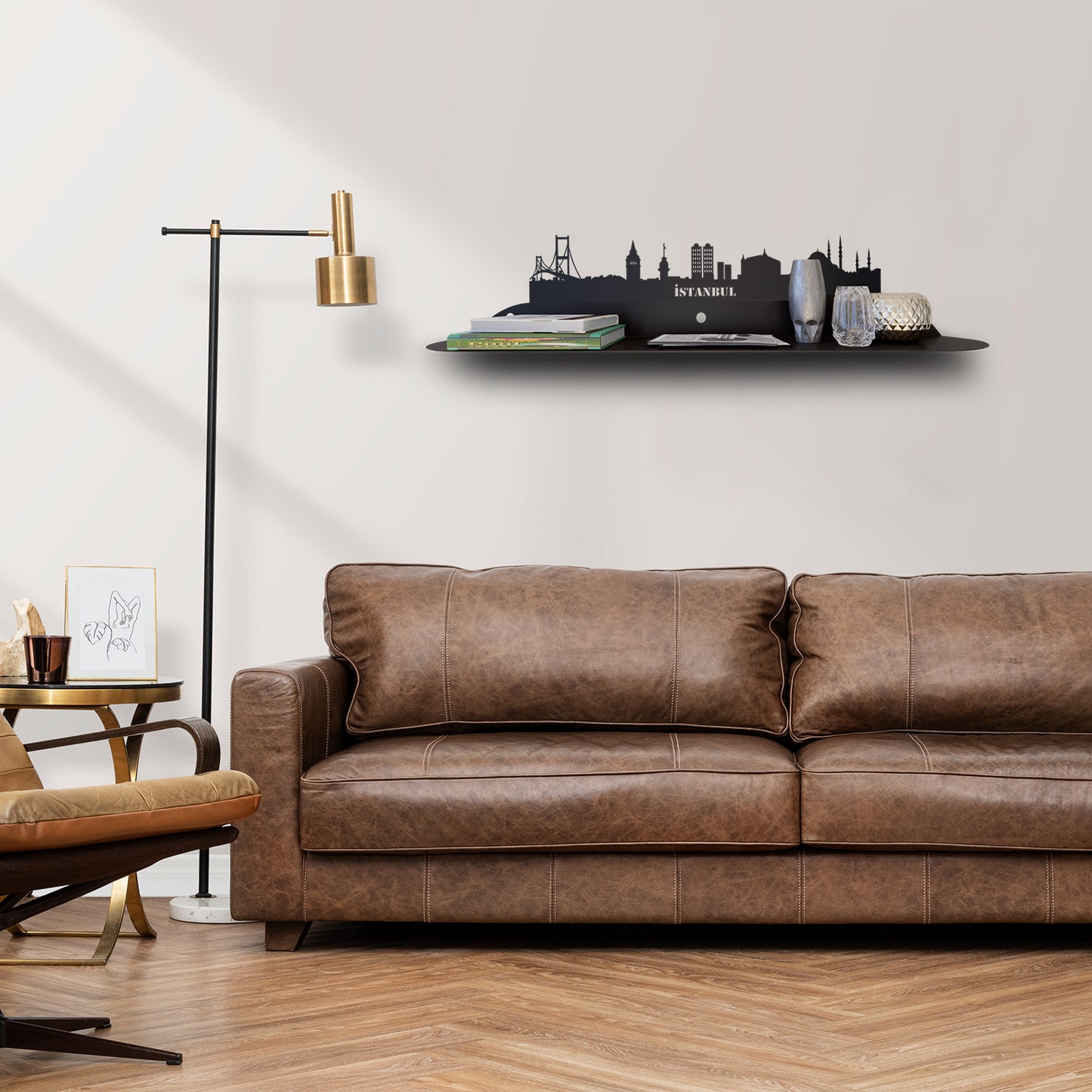 Istanbul Metal Wall Shelf