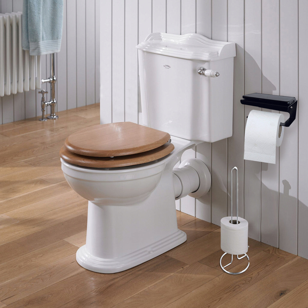 Metal Bathroom WC Paper Napkin Roll Holder, Toilet Napkin Holder