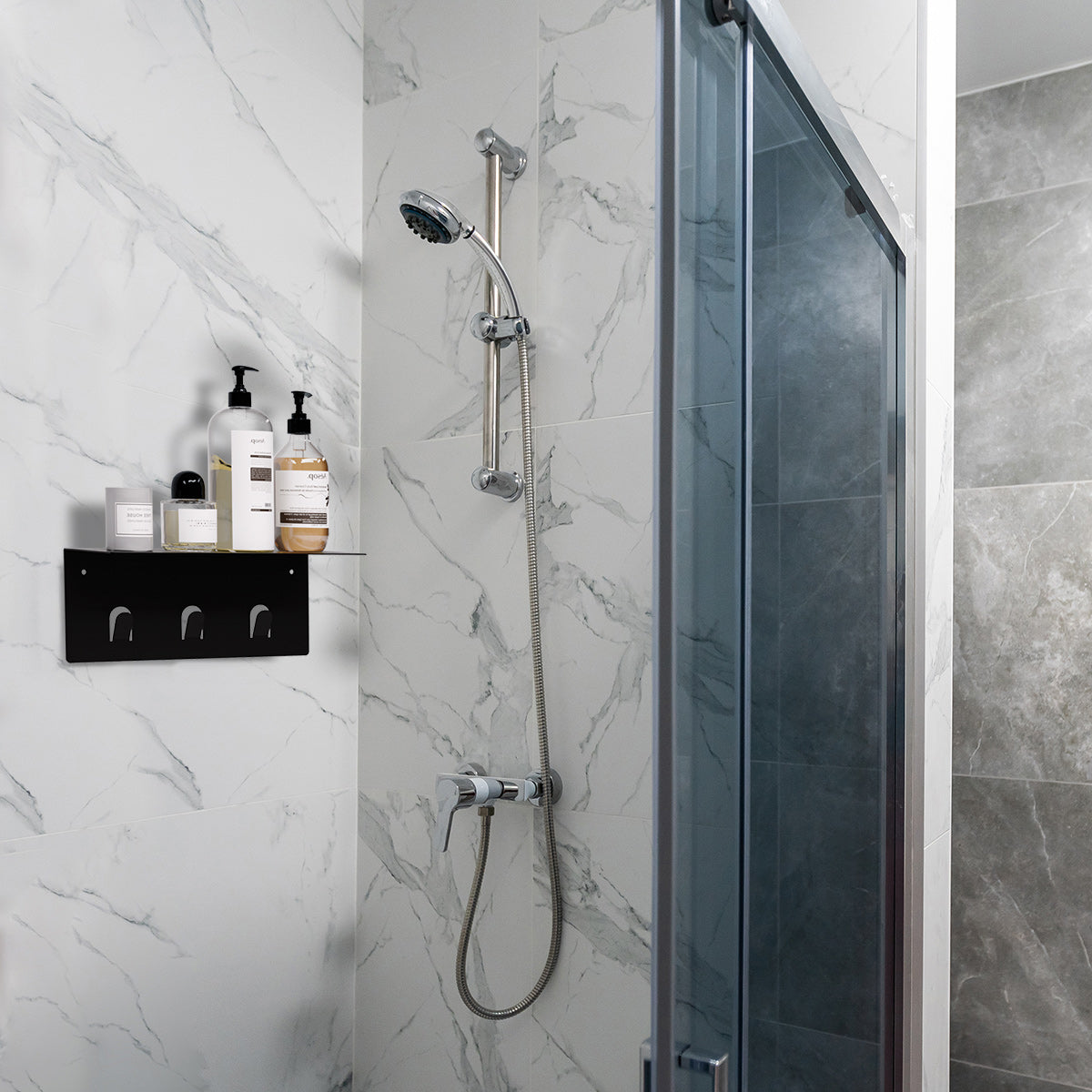 WiseDec Modern Metal Shower Shelf V3
