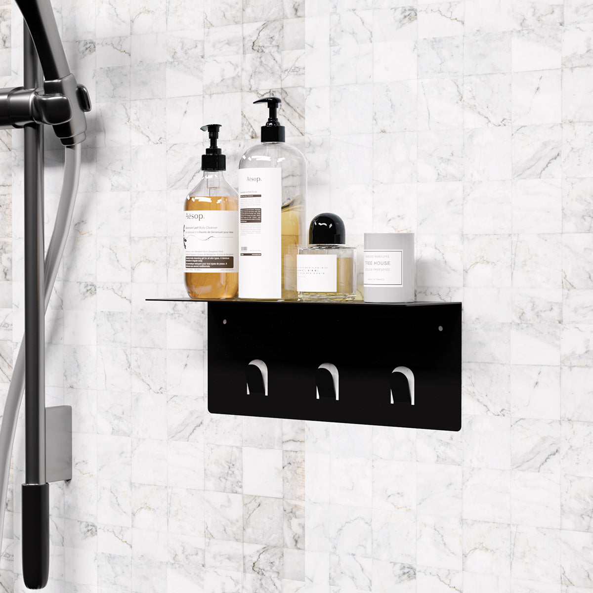 WiseDec Modern Metal Shower Shelf V3