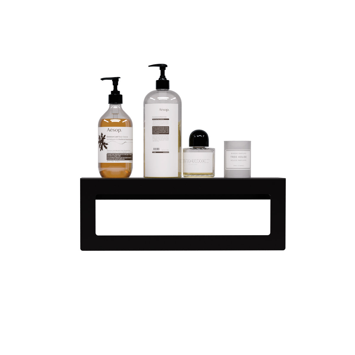 WiseDec Stainless Modern Metal Shower Rack Towel Holder