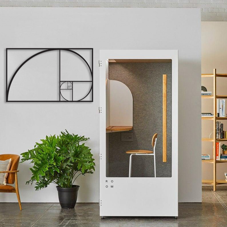Golden Ratio Metal Painting
