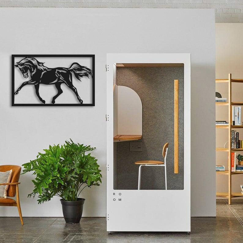 Merror Horse Wall Metal Art