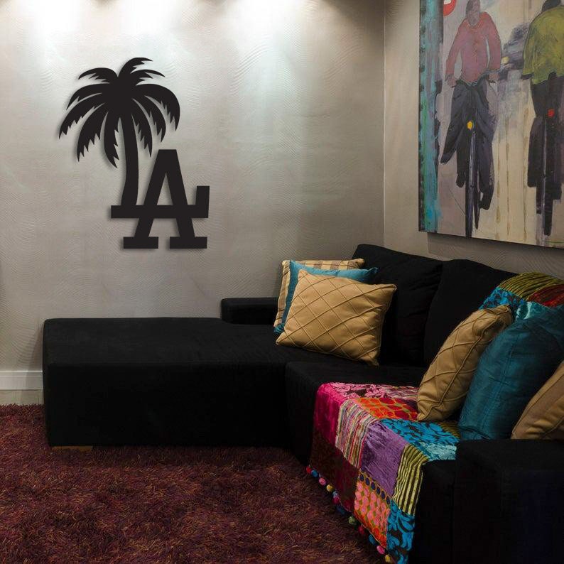 Los Angeles Metal Wall Painting