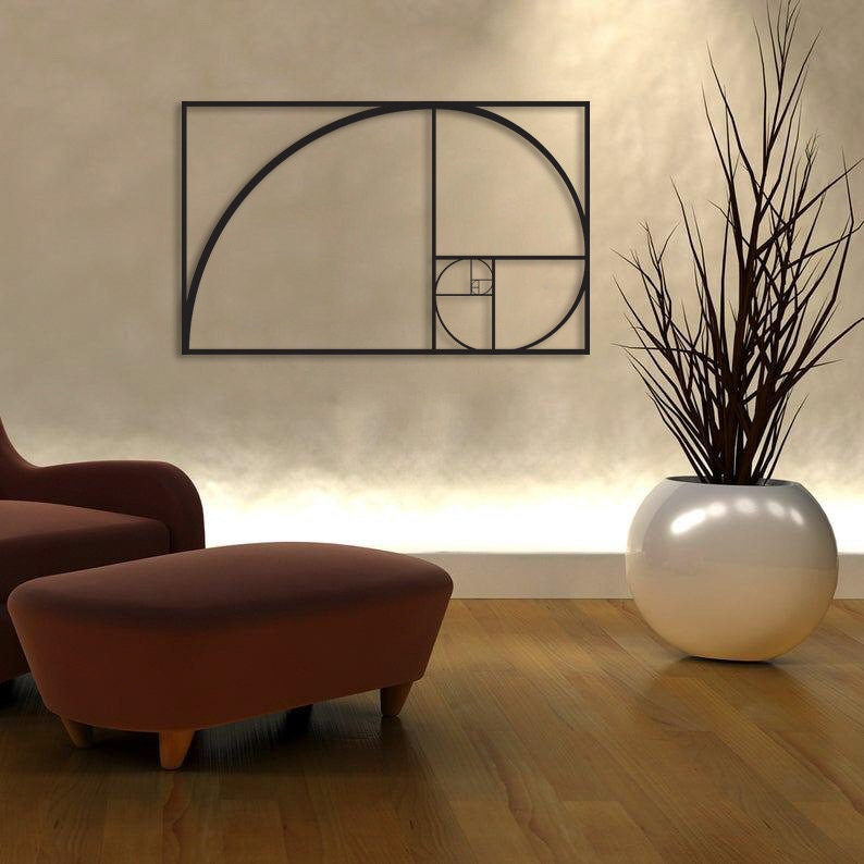 Golden Ratio Metal Painting