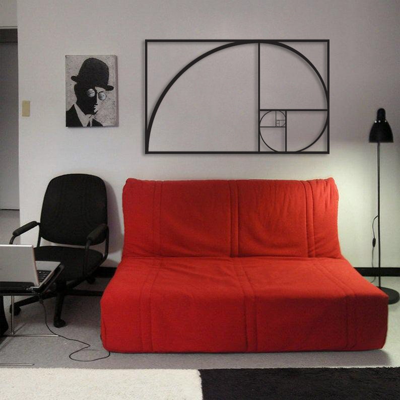 Golden Ratio Metal Painting