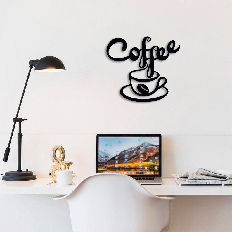 Coffee Metal Wall Painting