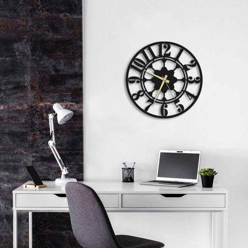 Flowex Metal Duvar Saati