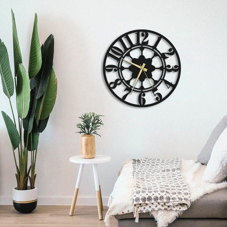 Flowex Metal Duvar Saati