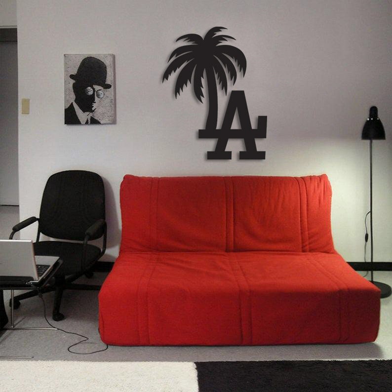 Los Angeles Metal Wall Painting