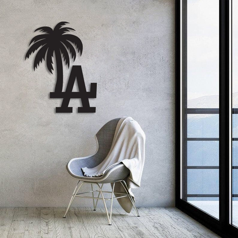Los Angeles Metal Wall Painting