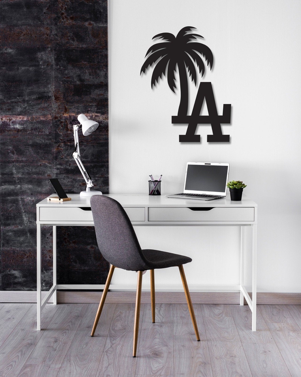Los Angeles Metal Wall Painting