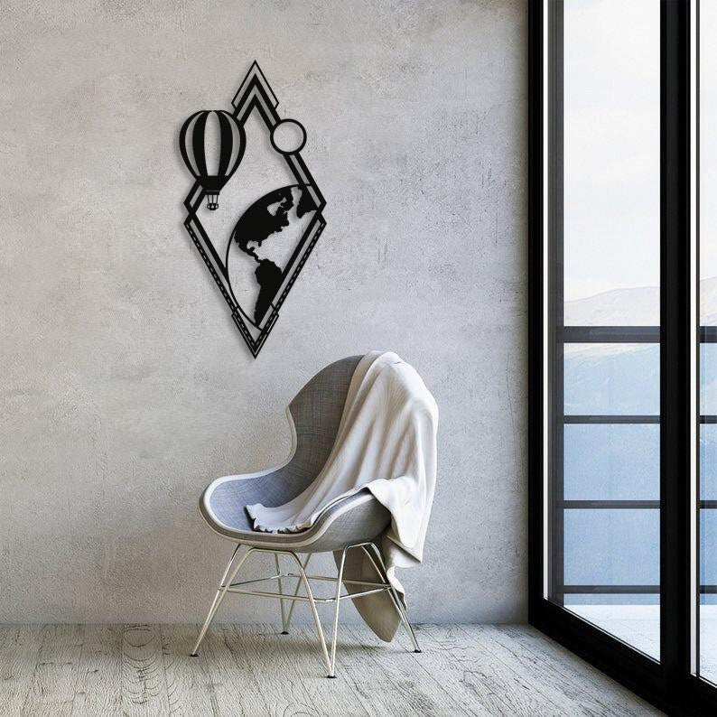 Cappadocia Balloon Metal Wall Painting
