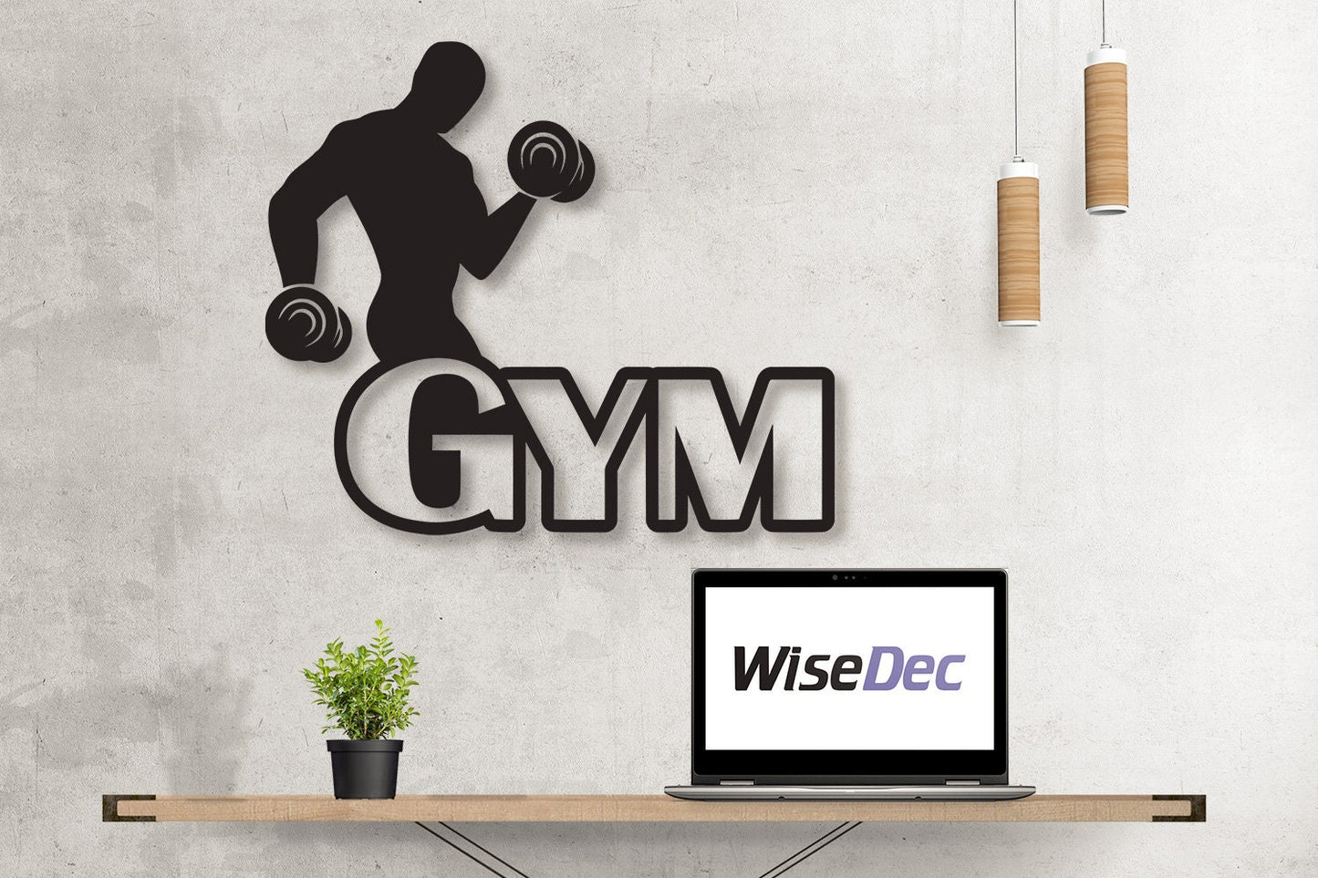 GYM Metal Wall Art