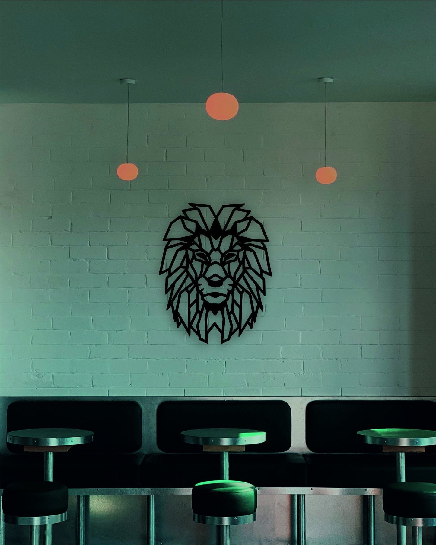 Lion V1 Metal Wall Painting