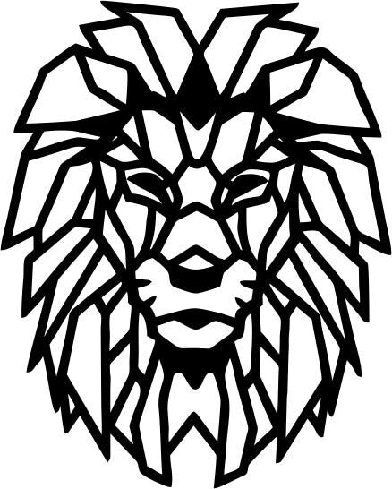 Lion V1 Metal Wall Painting