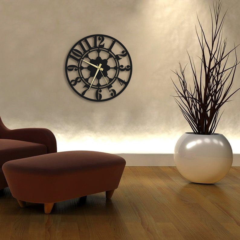 Flowex Metal Duvar Saati
