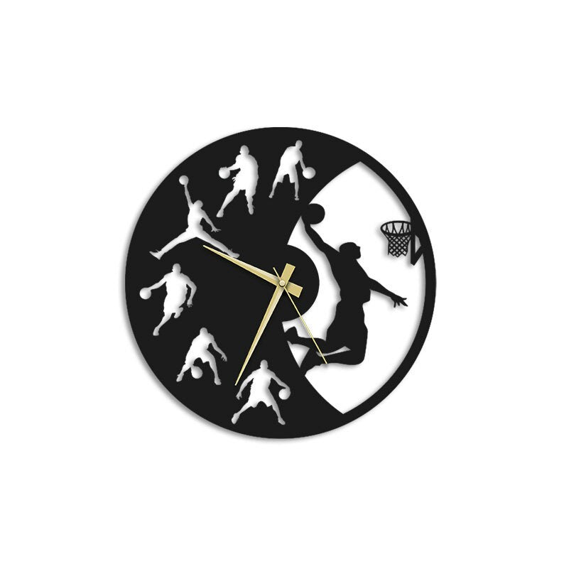 Basketbol Metal Duvar Saati