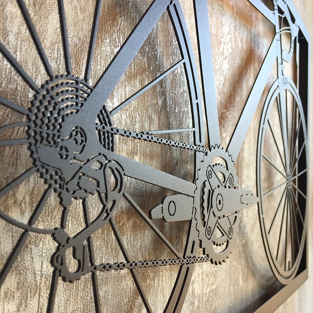 Bisiklet V4 Metal Duvar Tablosu