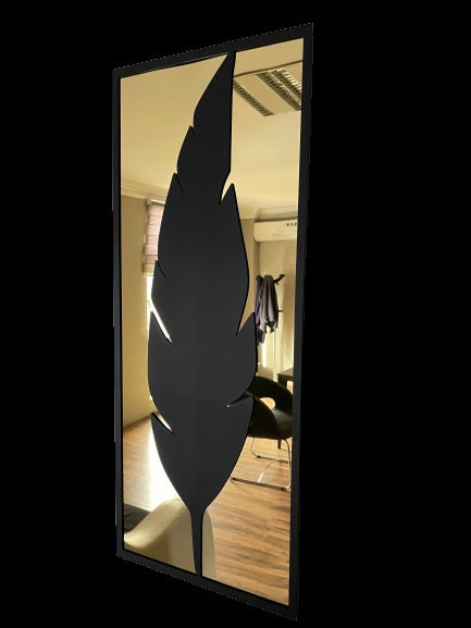 Merror Feather Metal Wall Decor